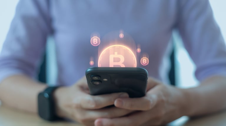 Bitcoin security concept